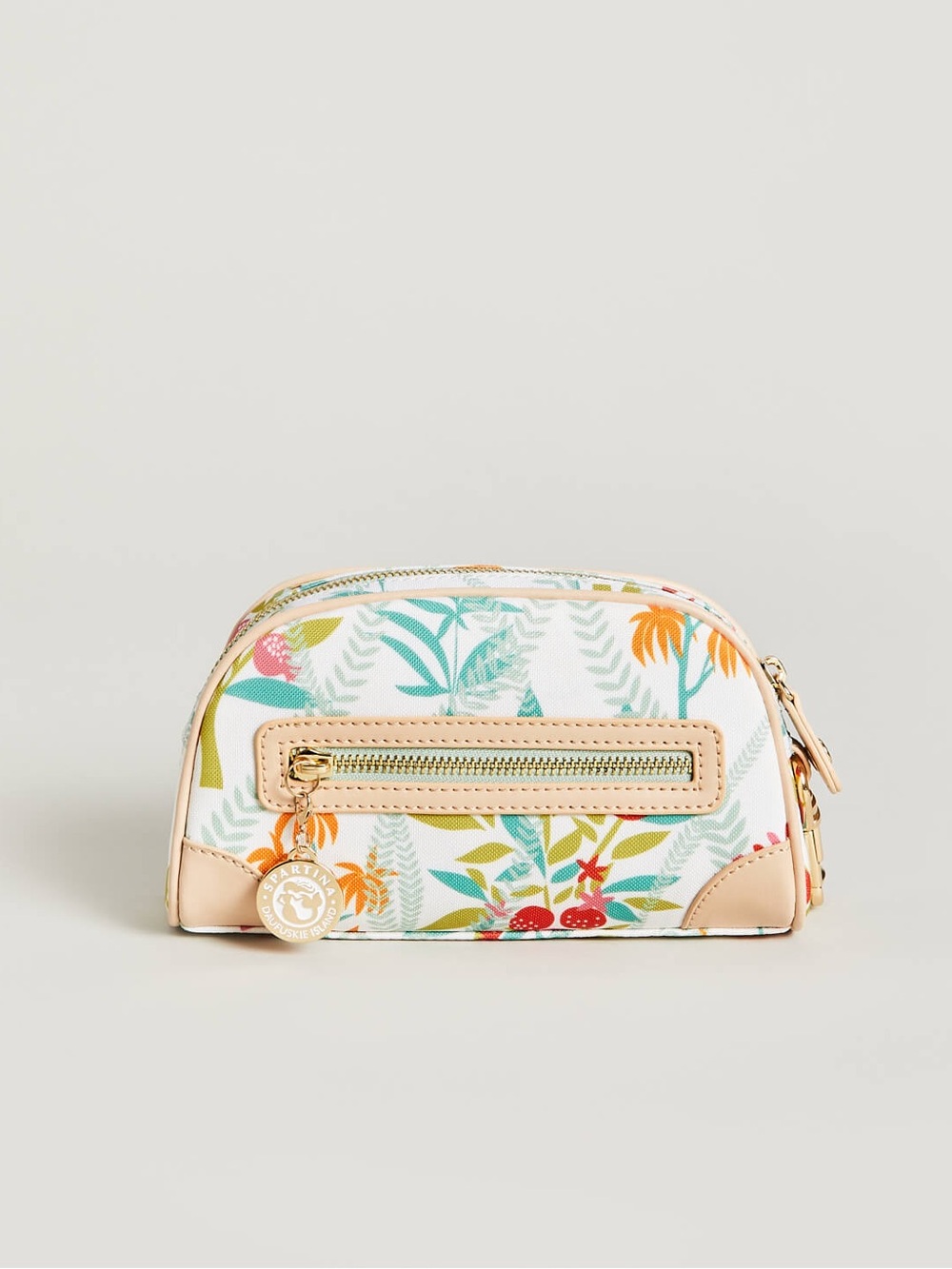 Spartina 449 Golf Accessory Pouch Topiary White